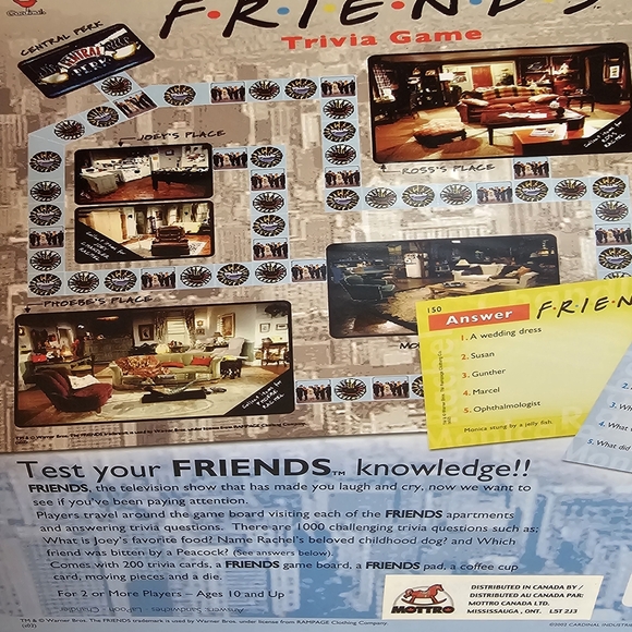 FRIENDS Trivia Game - Picture 5 of 12
